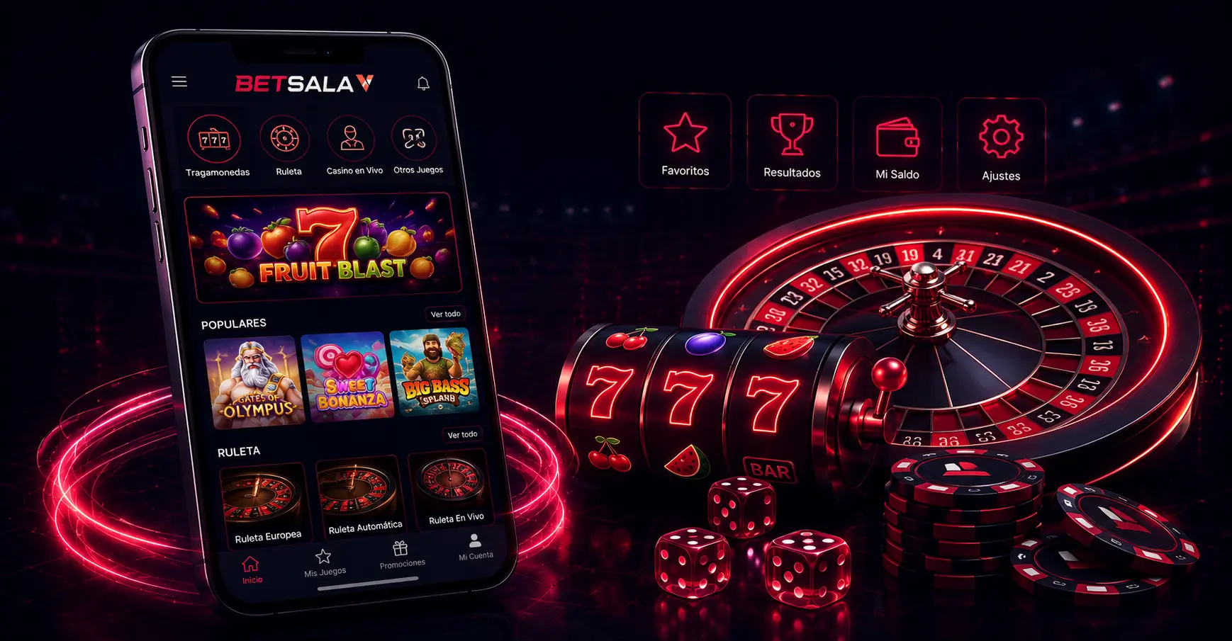 Tragamonedas, Ruleta y Más: Juegos al Tacto 