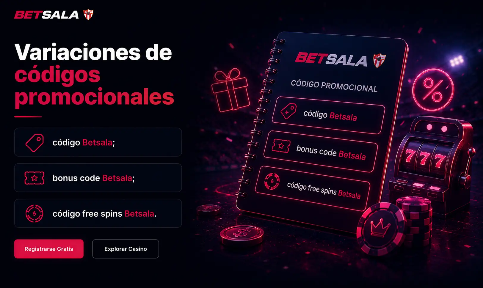 Variaciones de códigos promocionales